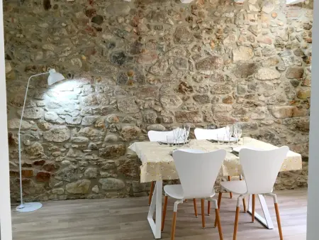 Loft moderne rénové, 4 pers, clim, Wi-Fi, centre historique, près plage - Tossa de Mar - Photo 14