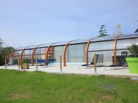 Grande maison avec piscine chauffée et spa dans la Manche - Photo 3