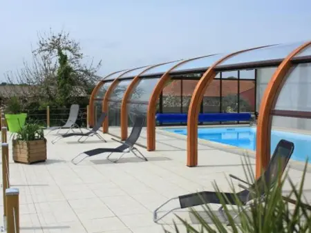 Grande maison avec piscine chauffée et spa dans la Manche - Photo 5