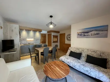 Appartement familial 6 pers. avec piscine, balcon et parking à Crest-Voland - Photo 6