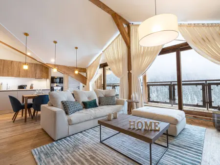 Appartement haut de gamme à Courchevel 1650 avec garage, balcon et WiFi - Photo 1