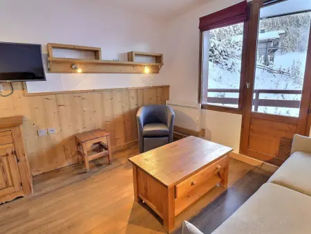Confortable 2 Pièces, Skis aux Pieds, 4 Pers, Balcon Ouest - Photo 6