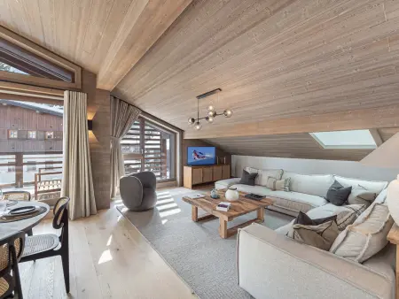 Penthouse lumineux avec piscine à Megève, pour 10 personnes - Photo 1