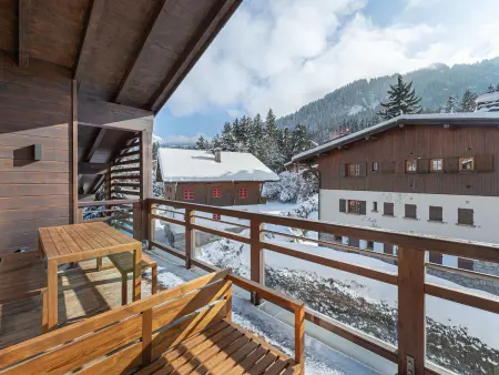 Penthouse lumineux avec piscine à Megève, pour 10 personnes - Photo 12