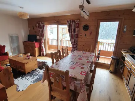 Appartement cosy 6 pers, piscine, parking, proche pistes - Crest-Voland - Photo 7