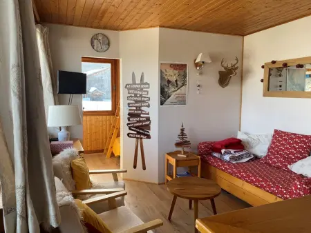Charmant appartement avec balcon près des pistes, 4 pers., Crest-Voland, proche commerces - Photo 2
