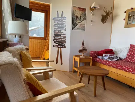 Charmant appartement avec balcon près des pistes, 4 pers., Crest-Voland, proche commerces - Photo 3