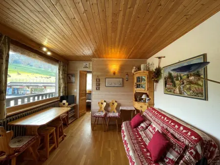 Appartement cosy 4 pers, au coeur de Crest-Voland, proche pistes, parking, balcon - Photo 1
