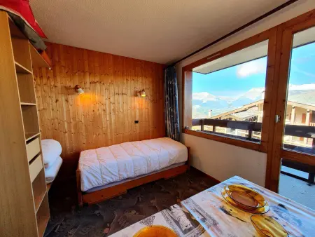 Confortable studio 2 pers. à 100m des pistes avec balcon et vue Mont-Blanc - Photo 1