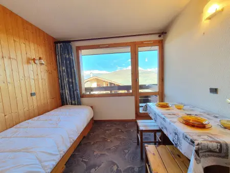Confortable studio 2 pers. à 100m des pistes avec balcon et vue Mont-Blanc - Photo 2