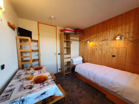 Confortable studio 2 pers. à 100m des pistes avec balcon et vue Mont-Blanc - Photo 5