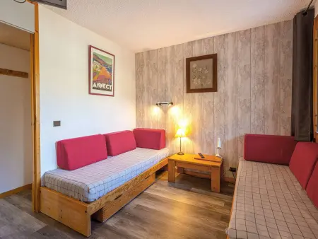 Studio divisible 4 pers, accès direct piste, Appartement 4 personnes à La Plagne - Photo 1