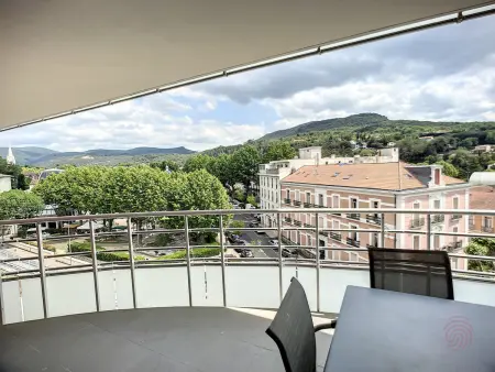 Bel F2 climatisé, terrasse, parking, à 50m des Thermes de Lamalou-les-Bains, animaux acceptés - Photo 14