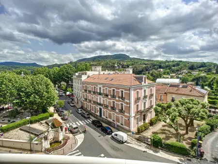 Bel F2 climatisé, terrasse, parking, à 50m des Thermes de Lamalou-les-Bains, animaux acceptés - Photo 15