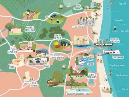 Studio Saint Cyprien à 50m de la plage, Appartement 2 personnes à Saint Cyprien - Photo 21
