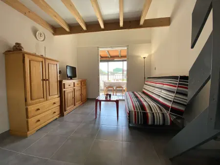 Appt cosy 4 pers avec piscine et parking, proche plage à Gruissan - Photo 1