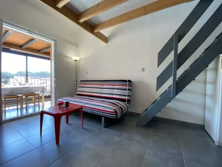 Appt cosy 4 pers avec piscine et parking, proche plage à Gruissan - Photo 3