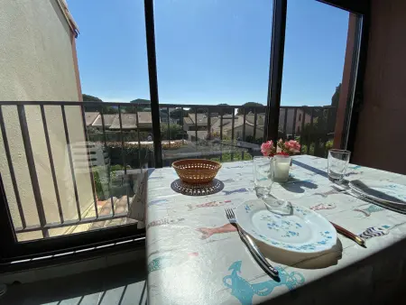 Appt cosy 4 pers avec piscine et parking, proche plage à Gruissan - Photo 4