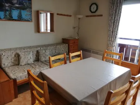 2 pièces cabine 5 pers. au pied des pistes, vue vallée, balcon - Photo 2