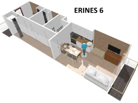 Appartement 3 pièces avec balcon, wifi et animaux acceptés à Méribel - Photo 21
