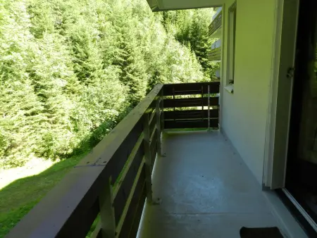 Location 7 Laux - 5 pers, 24m², 400m pistes, balcon, ski aux pieds, parking gratuit - Photo 7