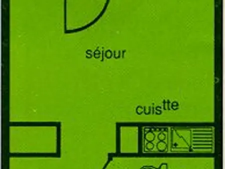Joli studio pour 4 personnes avec parking couvert - Photo 2