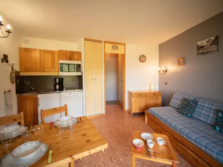 Studio cosy avec terrasse, accès direct pistes, animaux acceptés, parking en option - Photo 1