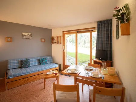 Studio cosy avec terrasse, accès direct pistes, animaux acceptés, parking en option - Photo 3