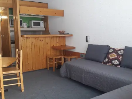 Studio pour 5 pers. proche pistes avec balcon et wifi, Arc 1800 - Photo 1