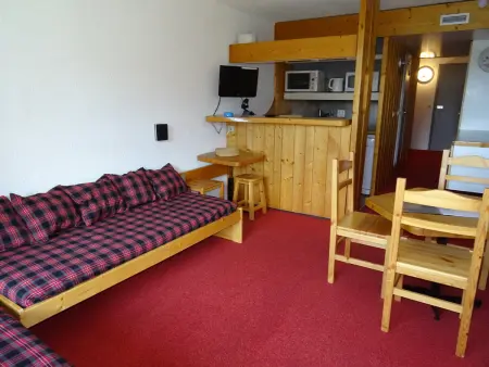 Studio confortable pour 5 pers. aux Arcs 1800 avec balcon et Wifi - Photo 1