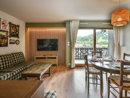 Duplex T3 aux Gets - 5 pers, vue panoramique, balcon, parking, WiFi - Photo 4