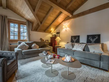 Courchevel 1850 : Élégant Duplex avec Cheminée et WiFi - Photo 1