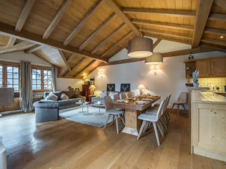 Courchevel 1850 : Élégant Duplex avec Cheminée et WiFi - Photo 3