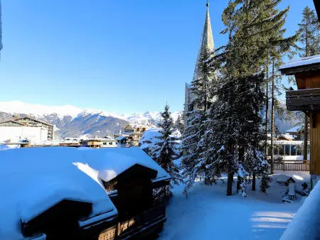 Courchevel 1850 : Élégant Duplex avec Cheminée et WiFi - Photo 13