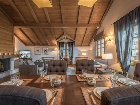 Duplex charme Courchevel 1850 avec cheminée, 6 personnes - Photo 5