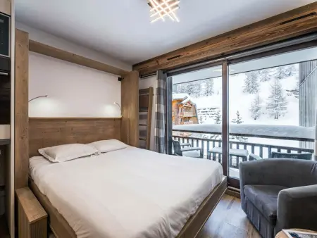 Studio rénové Centre Station avec Balcon, Appartement 3 personnes à Val d'Isère - Photo 4