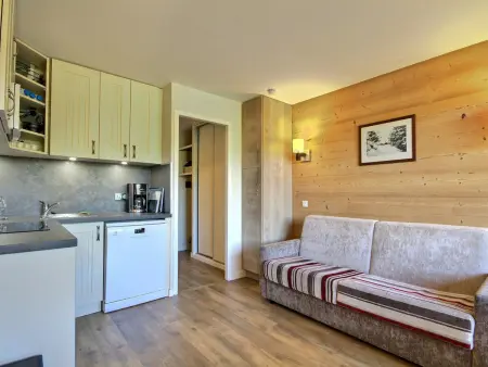 Charmant 2 pièces sur pistes, balcon sud, animaux admis, Wi-Fi - Photo 3
