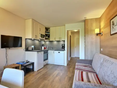 Charmant 2 pièces sur pistes, balcon sud, animaux admis, Wi-Fi - Photo 5