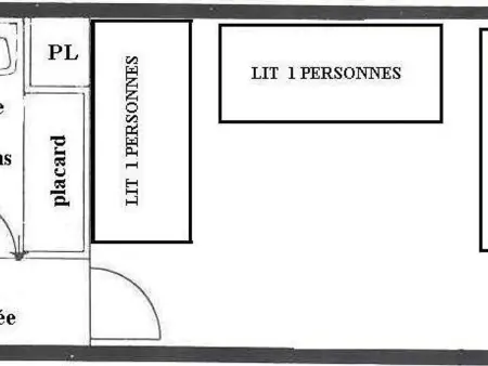Studio 3 pers., vue pistes, au pied des pistes, balcon - Photo 2