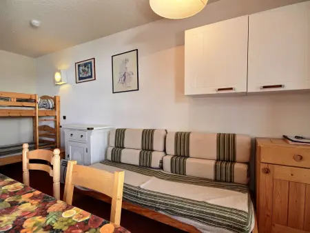Studio divisible Sud, balcon vue pistes, Belle Plagne - Photo 3
