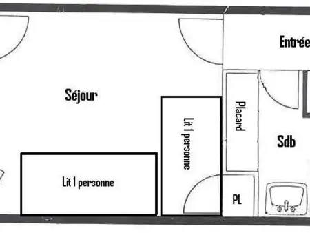 Studio pour 3 pers., vue Mont-Blanc, balcon, Appartement 3 personnes à La Plagne - Photo 6