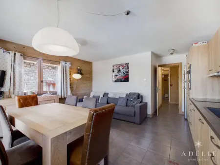 Charmant 3 pièces aux pieds des pistes avec balcon, parking et WiFi - Photo 1
