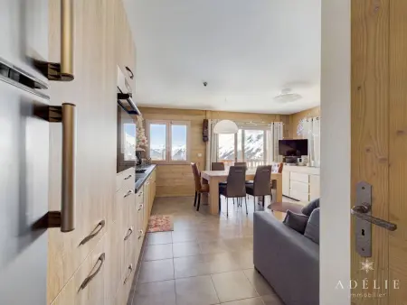 Charmant 3 pièces aux pieds des pistes avec balcon, parking et WiFi - Photo 11