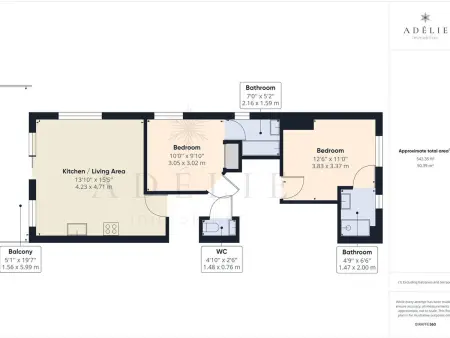 Charmant 3 pièces aux pieds des pistes avec balcon, parking et WiFi - Photo 16