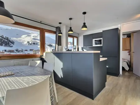 Appartement rénové 3/4 pièces, grand balcon, 8 personnes, accès pistes - Photo 9