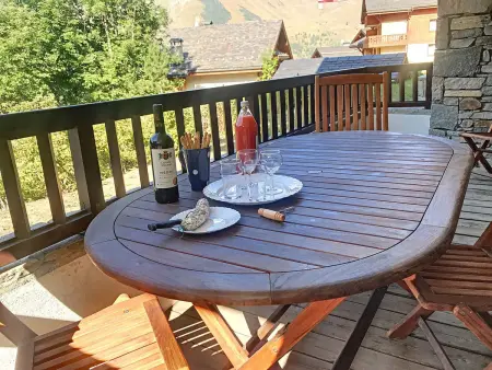 Appartement cosy au pied des pistes avec balcon et parking - Photo 13