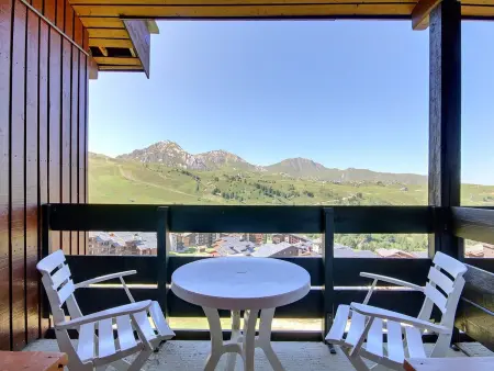 Studio-cabine pour 4 au pied des pistes, vue balcon - Photo 5