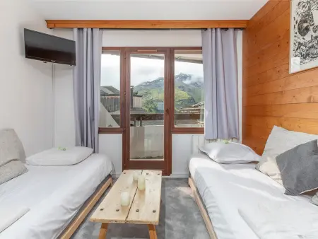 Studio cabine confortable pour 4 à Avoriaz, balcon plein sud - Photo 1