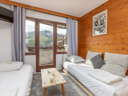 Studio cabine confortable pour 4 à Avoriaz, balcon plein sud - Photo 2