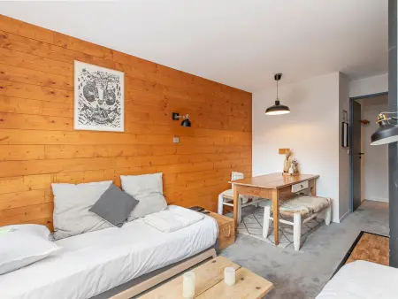 Studio cabine confortable pour 4 à Avoriaz, balcon plein sud - Photo 4